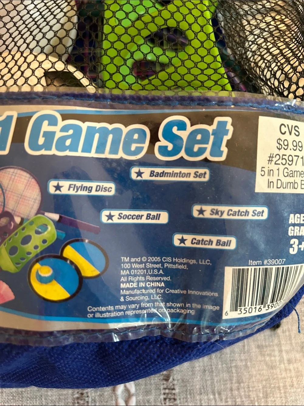 Victoria's Secret Kids 5-in-1 Game Set - Purple & Green
